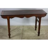 Chinese antique huanghuali altar table, 29" x 50" x 17".