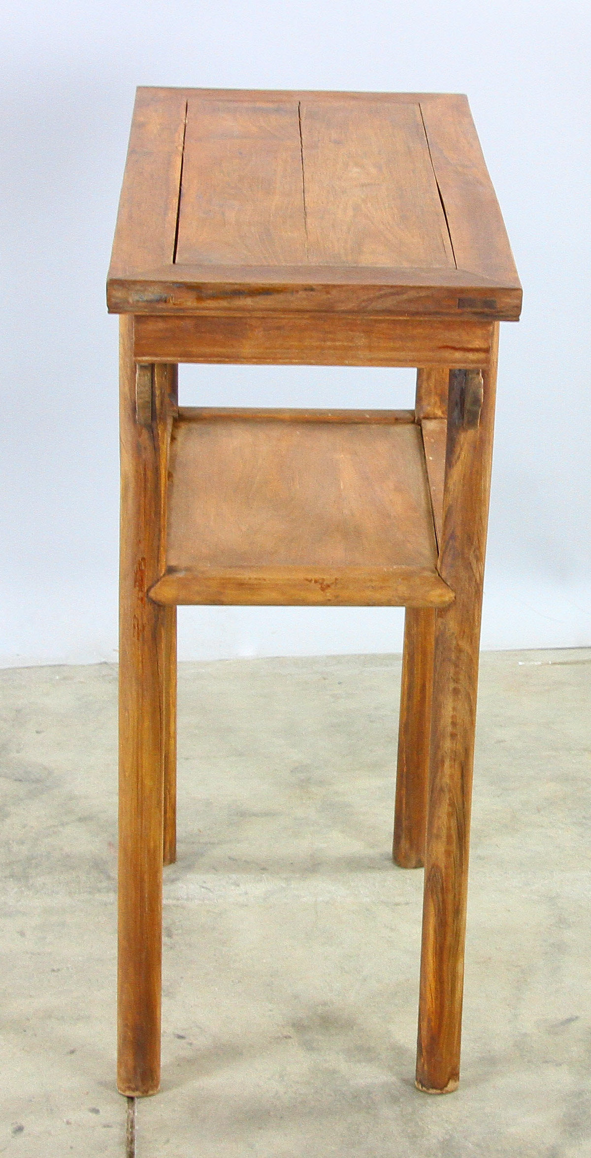 Small Chinese hardwood table, 31" x 13" x 16". - Image 2 of 6