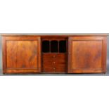Early 19th century Federal mahogany desk top, 15" x 41" x 10".