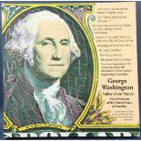 Steve Kaufman, George Washington, serigraph, initialed verso, artist proof, editioned 44/50,