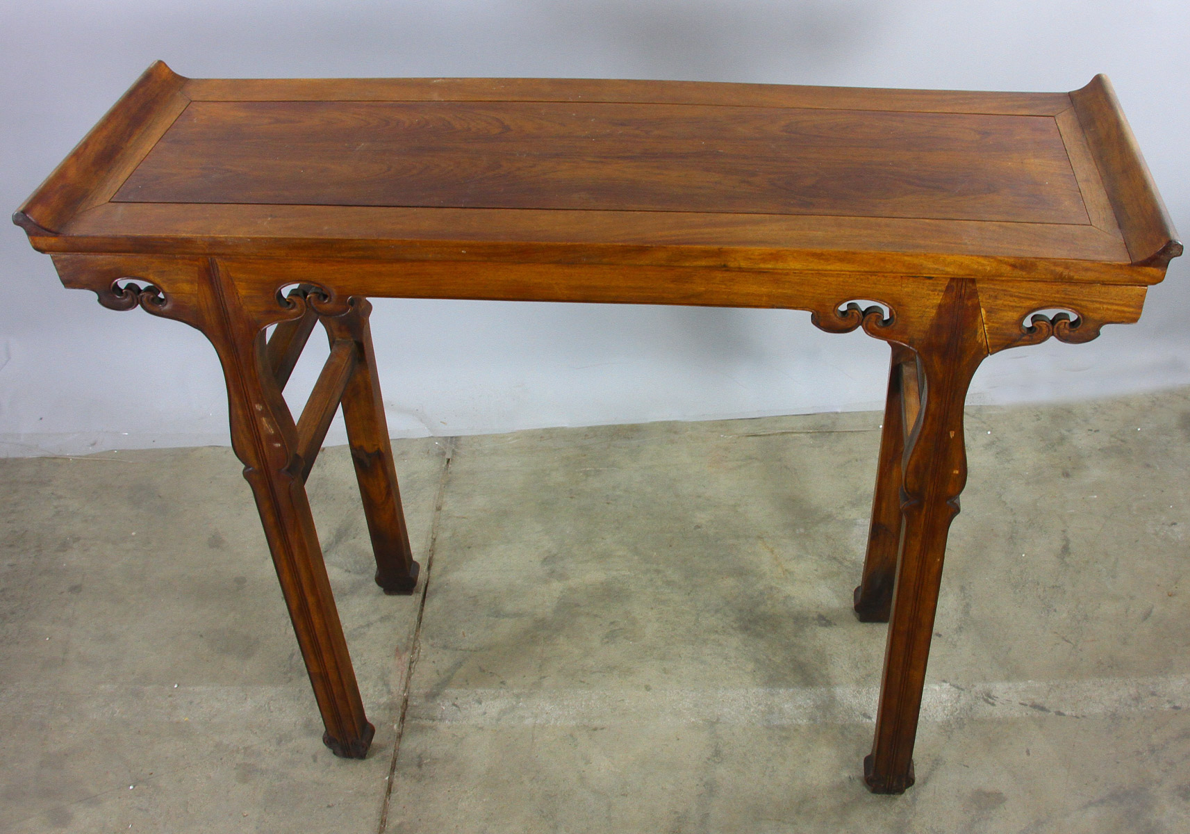Chinese huanghuali altar table, 33" x 41" x 13". - Image 7 of 7