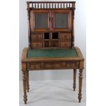 Late 19th C. Victorian secretary desk, 70"h. x 42"w. x 27"d.