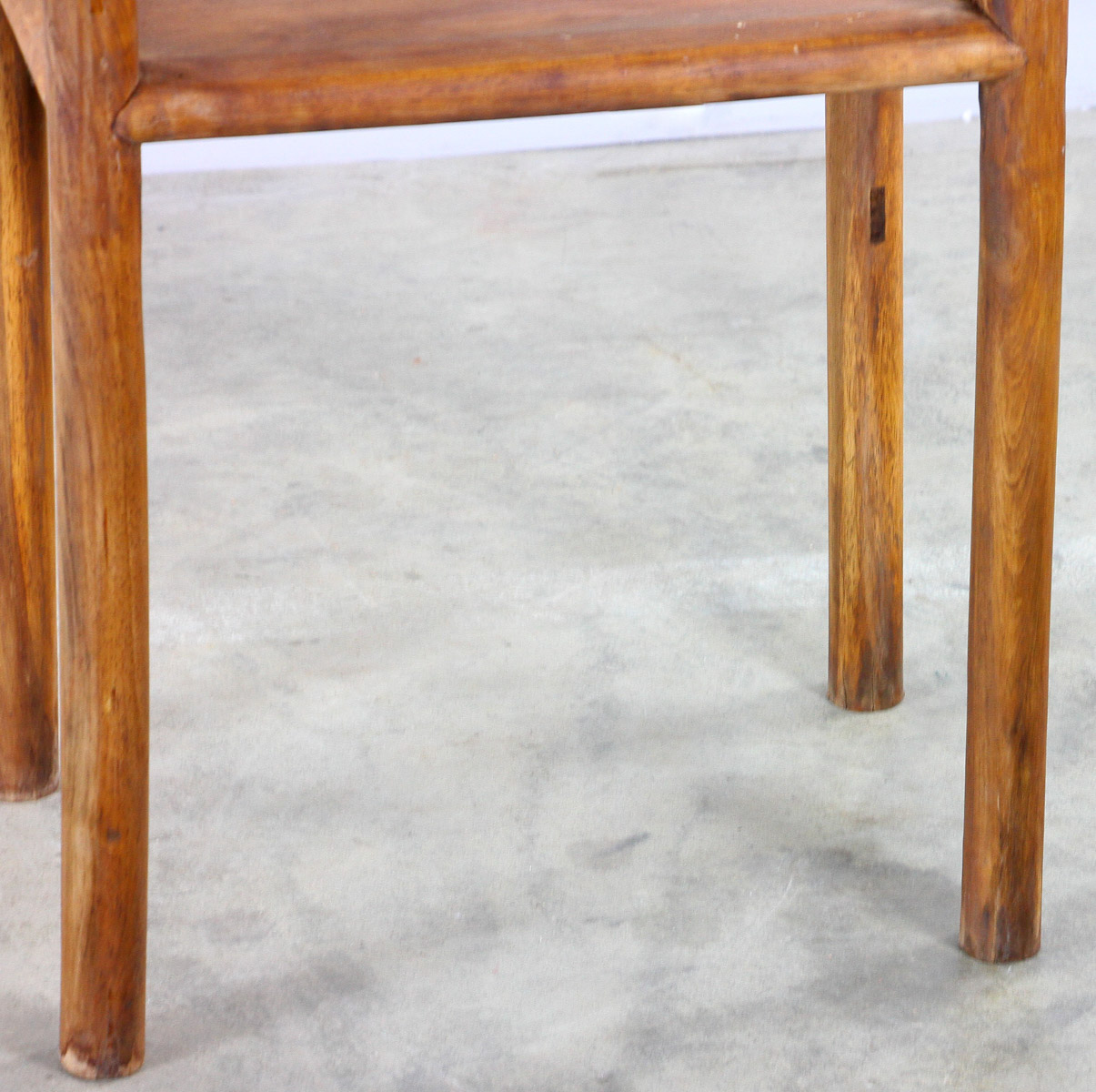 Small Chinese hardwood table, 31" x 13" x 16". - Image 4 of 6