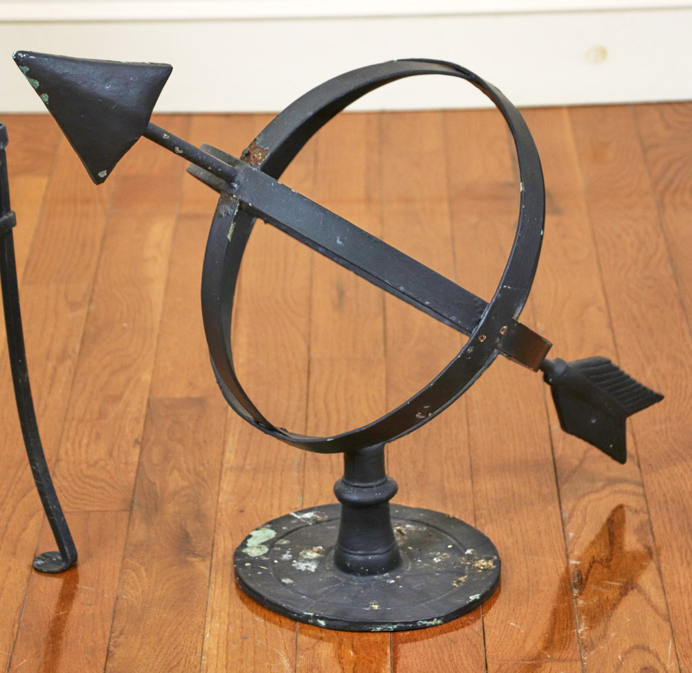 Pair of black-painted equestrian-motif wrought iron chairs, 31 1/2" H x 16" x 22" (overall), - Image 4 of 4