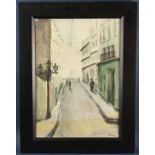 Albert Marquet, street scene, watercolor, initialed 'A. M.' and dated indistinctly L/R, 21 1/4" x 15