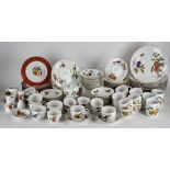 Royal Worcester China, Evesham Pattern Service for (12)