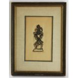 Chaim Gross (1904-1991), acrobats, watercolor drawing, framed 11 1/2" x 15 1/2". Provenance: La