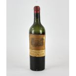 1924 Chateau Lafite Rothschild Pauillac. Provenance: Santa Barbara, California collection,