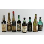 Group of eight bottles, to include: Collector's Reserve "Porto", rare port wine, Rodriques & Co;