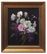 AR MARGARET BIXBY (20th century) "Flower piece" gouache, signed lower left 29 x 24cms Provenance: