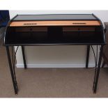 Ligne Roset roll-top desk, with removable drawers, 112cms wide