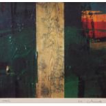 AR CHING (20th century) Abstract composition photographic print, signed, dated 94 and numbered 100/3