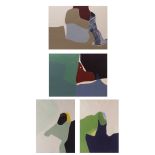 FRENCH SCHOOL (20th century) Abstract compositions (with French titles) group of four mixed media,
