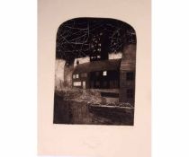 AR STEVE FARRELL (20th century) "After the party" etching and aquatint, signed, dated 88,numbered