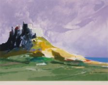 AR DONALD HAMILTON FRASER (1929-2009) "Lindisfarne 1" coloured print, signed and numbered 81/275