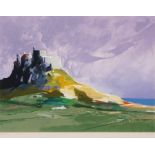 AR DONALD HAMILTON FRASER (1929-2009) "Lindisfarne 1" coloured print, signed and numbered 81/275