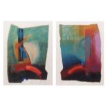 AR R BALI? (20th century) "Leona" and "Leona I" pair of coloured artist's proofs, both signed,