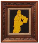 AR MENACHEM GUEFFEN (BORN 1930) Female figure study mixed media on canvas, signed and dated 1973