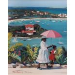 AR SHAIR ERICKSON (20th century) West Indian view coloured print, signed and numbered 349/750 in pen