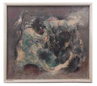 AR CLAUDE PRICE (born 1892) Abstract composition oil on board, signed lower right 80 x 88cms