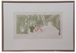 AR PATRICK PROKTOR, RA (1936-2003) "Departure 1969" etching and aquatint in four colours, signed and