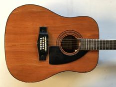 Eko 12 string accoustic guitar