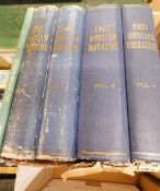 One box East Anglian Magazine, assorted bound volumes, 1930s-1960s