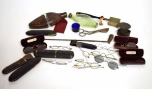 Mixed Lot to include vintage spectacles and cases, together with a further box containing a