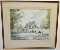 Roy Haydon, signed watercolour, "Lyng, Norfolk", 39 x 48cms