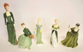 Collection of Royal Doulton figures (5)