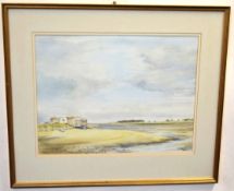 Roy Haydon, signed watercolour, "Lifeboat Station, Wells, Norfolk", 37 x 49cms