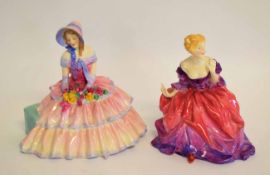 Collection of Royal Doulton figures, Daydreams and Lady Fair (2)