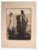 AR GERALD SPENCER PRYSE (1880-1957) "The Bathers" black and white lithograph, signed and inscribed