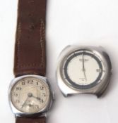 Mixed Lot: Seiko 17 jewel automatic stainless steel wrist watch with calendar, together with a