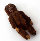 Late 19th/early 20th century novelty perfume flask, modelled in the form of an articulated monkey