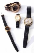 Mixed Lot: 4 various wrist watches including Storm, Lucerne and Zeon, various dates and makers (4)