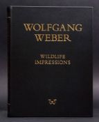 WOLFGANG WEBER: WILD LIFE IMPRESSIONS, Douglas, Isle of Man, Aves Publications, 1991, (350), 1st