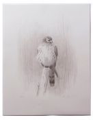 AR LARS JONSSON (born 1952) "Montague's Harrier" black and white lithograph, signed and numbered