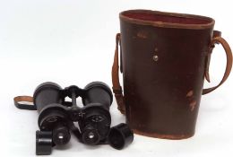 Pair of mid-20th century Government issue binoculars Barr & Stroud, 7x, CF41 and marked with the