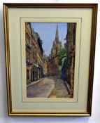 W Chitty, signed and dated 1927, "Oxford", 39 x 24cms