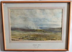 Samuel Lucas Jnr (1840-1919), group of four watercolours, "Teesdale, Yorks", "The Lake District", (