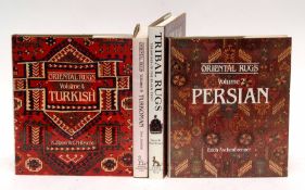 Collection of four reference volumes on rugs: Tribal Rugs, Oriental Rugs (volumes 2, 4 and 5) (4)