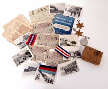 WWII group of three comprising 39-45, France and Germany Stars, War Medal in box of issue