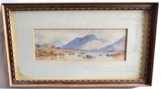 Edwin A Penley, one signed and dated 1875, the other faintly monogrammed, pair of watercolours,