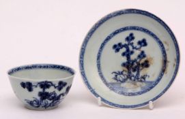 Nanking cargo tea bowl and saucer, Lot 5537 from the Christie's Nanking Sale, the tea bowl and