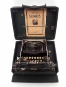 Corona cased typewriter circa 1930s