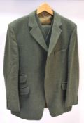 Gent's three-piece tweed suit by Hector Powe of Regent St (42 short)