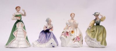 Collection of four Royal Doulton figurines including Marilyn HN3002 (4)