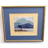 Paul Henry, signed in pencil to margin, limited edition (185/300) coloured print, Irish landscape,