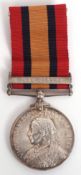 UK, Queens South Africa medal, 2nd type, with single clasp Cape Colony, impressed 2627 Pte A Gill